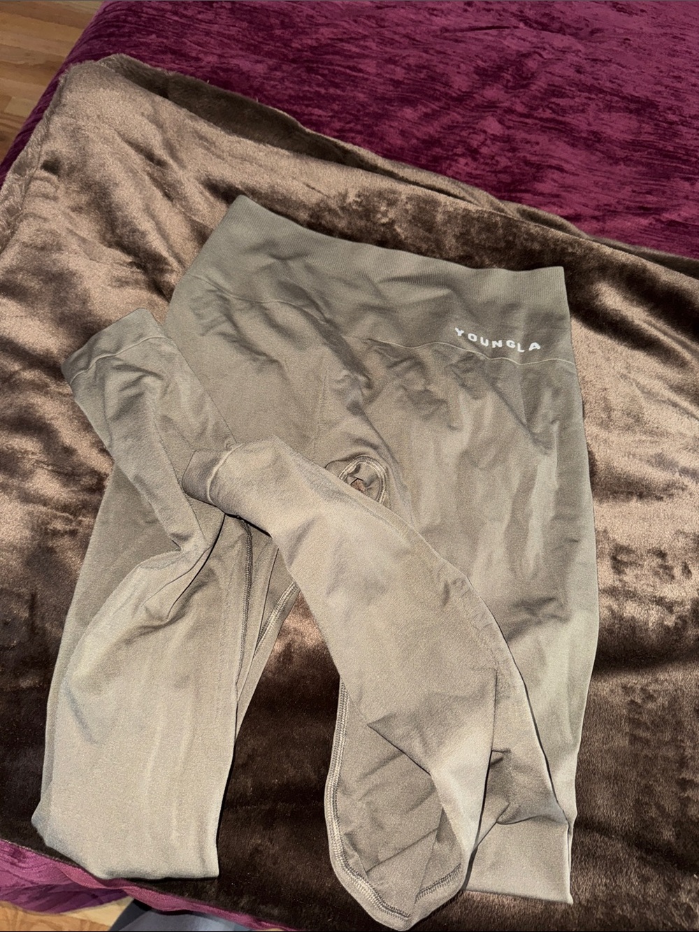 YoungLA Olive Active Leggings